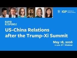 US-China Relations after the Trump-Xi Summit
