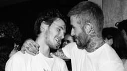Cruz Beckham gushes he 'couldn't be more proud' of dad David as he calls his father an 'inspiration' after brother Brooklyn was seen taking 'tense' phone call amid ongoing family feud | Daily Mail Online