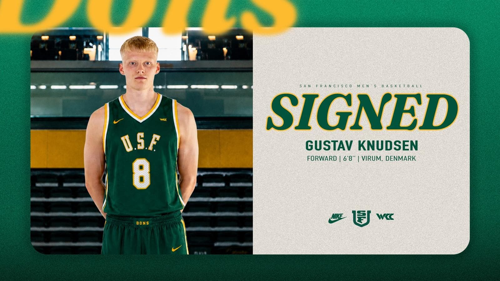 San Francisco Adds Forward Gustav Knudsen