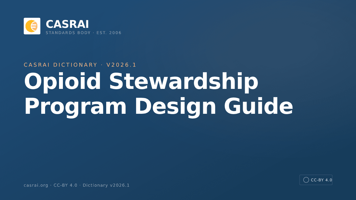 Opioid Stewardship Program Design Guide