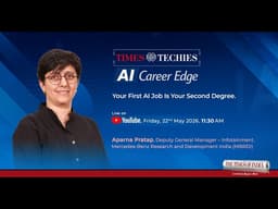 Your First AI Job Is Your Second Degree | Aparna Pratap, MBRDI | #AICareerEdge Ep-8