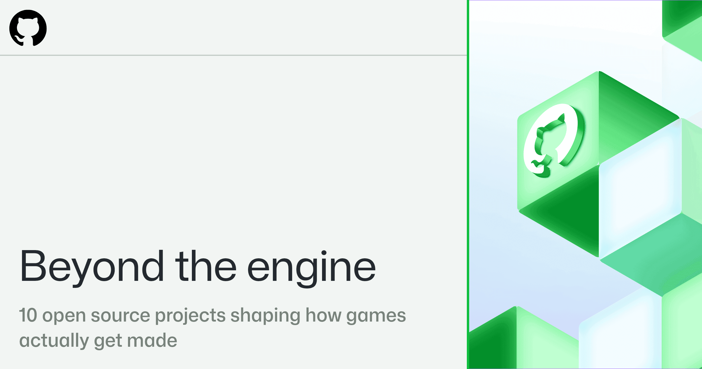 Beyond the engine: 10 open source projects shaping how games actually get made