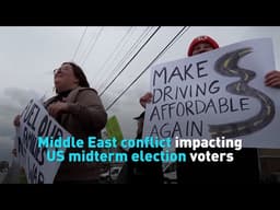 Middle East conflict impacting US midterm election voters