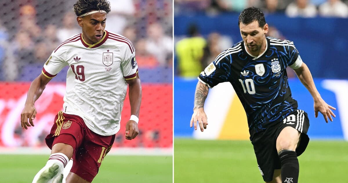 Argentina, Spain and their stars Lionel Messi and Lamine ...
