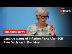 BREAKING: ECB President Signals Economic Uncertainty After ECB Policy Meeting in Frankfurt | AF14