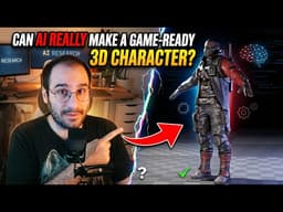Lets make an Ai generated game ready 3d character