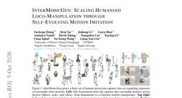 InterMimicGen: Scaling Humanoid Loco-Manipulation through Self-Evolving Motion Imitation