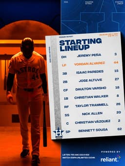 @astros: Keep going. 

⚾️: 3:10 PM CT
📺: @ESPN Unlimited (HOU Blackout) | @SpaceCityHN 
🎙️: @SportsTalk790 | ...