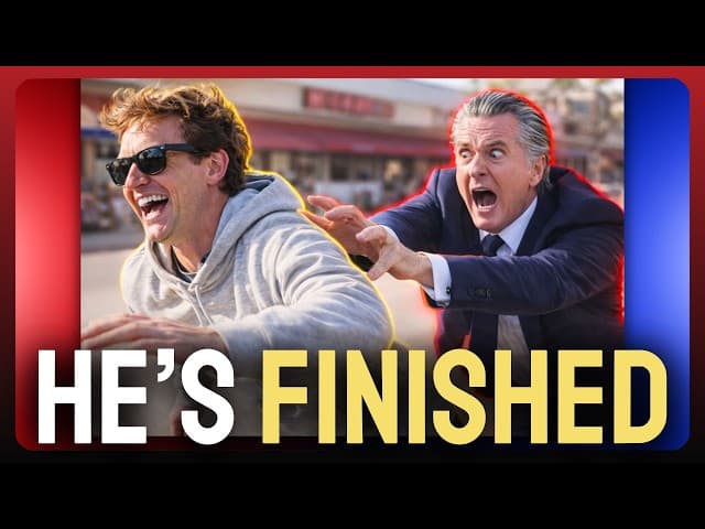 Gavin Newsom LASHES OUT At Nick Shirley. Backfires ...