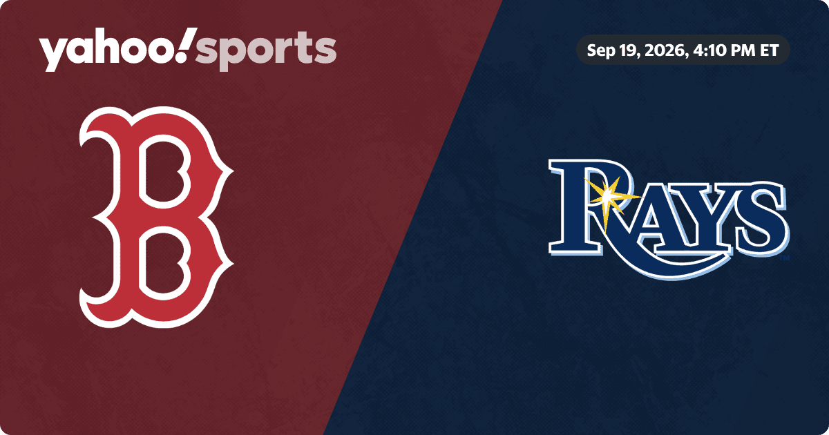 Boston Red Sox @ Tampa Bay Rays: Live game updates, stats, play ...