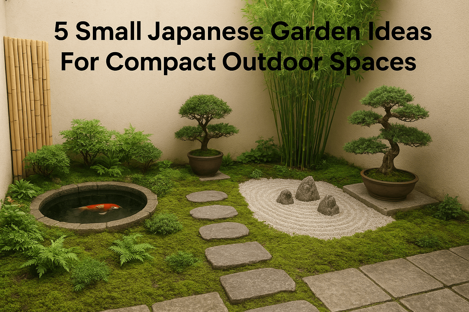 5 Small Japanese Garden Ideas For Compact Outdoor ...