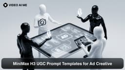 MiniMax H3 UGC Prompt Templates for Ad Creative - video ai me