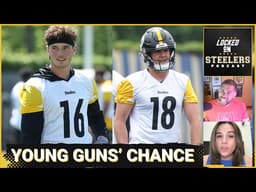 Steelers' Drew Allar/Will Howard Work to Fit Franchise QB Window | Time to Target Darnell Washington