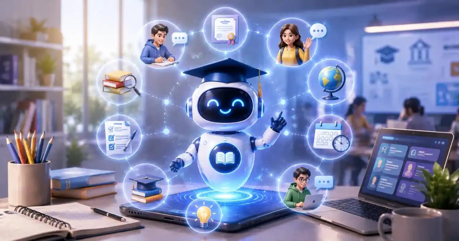 Top 10 Use Cases of AI Chatbots for Education