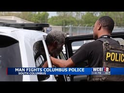 Police arrest a man on assault charges in Columbus
