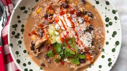Crockpot Salsa Verde Chicken Soup