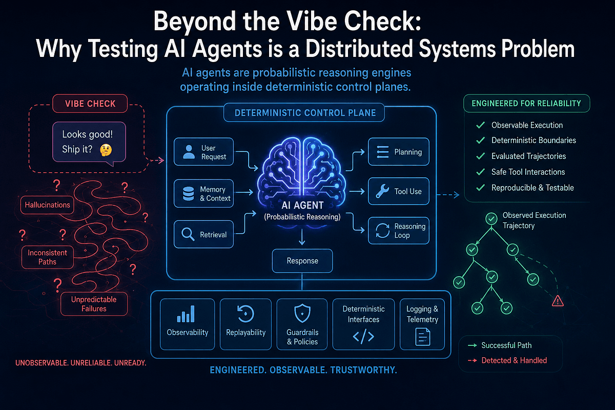 Beyond the Vibe Check: Why Testing AI Agents Is a ...