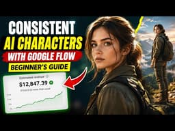 How to Create Consistent AI Characters, Voices & Videos with Google Flow (Beginner's Guide)