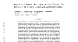 When to Switch: Reliable Action-Chunk Extension for Vision-Language-Action Models