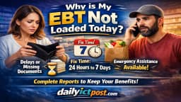 EBT Card Not Loaded 2026: Quick Fixes When Your SNAP Benefits Don't Appear - The Daily ICT Post