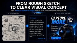 Make Your Sketch Easier to Approve with 1min.AI