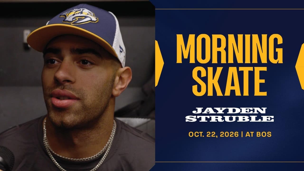 Morning Skate: Jayden Struble | Nashville Predators