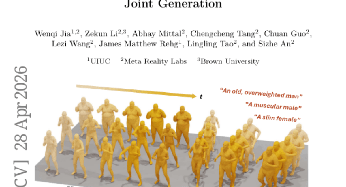 IAM: Identity-Aware Human Motion and Shape Joint Generation
