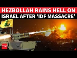 ON CAM: Hezbollah Fires ‘RECORD ROCKET BARRAGE’ On Israel, Civilian Casualties After Troops KILLED