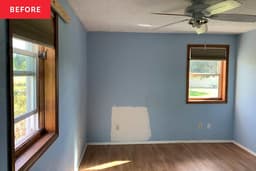 A $70 DIY Completely Transformed This "Cold and Neglected" Guest Bedroom - AOL
