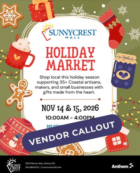 Opportunity: Sunnycrest Holiday Market Vendor Callout