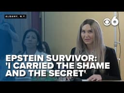 Epstein survivors speak out at New York State Capitol