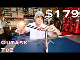 Outask TD2 1500 Lumen tripod light.  A premium light but is it worth $179