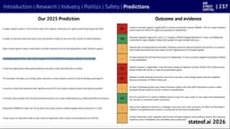 @nathanbenaich: another @stateofai prediction might fall - "a deepfake/agent-driven cyber attack triggers the first ...