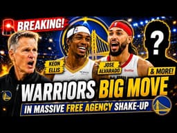 🚨BREAKING: Warriors Targeting Keon Ellis, Jose Alvarado & MORE In Massive Free Agency Shake-Up 😳