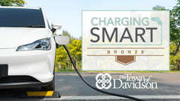 Town of Davidson Earns Charging Smart Bronze Designation for Electric Vehicle Readiness