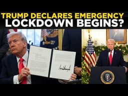 US NEWS LIVE: SHOCKING – Trump Orders IMMEDIATE Nationwide Lockdown! America on LOCKDOWN TONIGHT?