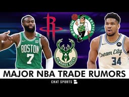 Giannis Antetokounmpo BLOCKBUSTER TRADE Involving Jaylen Brown To Rockets? MAJOR Trade Rumors