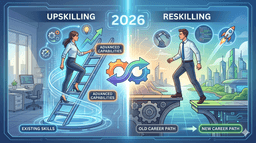 Upskilling vs. Reskilling: What Matters More in 2026? (The Definitive Guide) - impress.ai