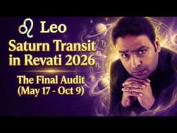 Saturn Shifts Into Revati 2026 | Leo Astrology Predictions!