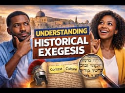 **📖 Understanding Historical Exegesis | How to Read the Bible in Its Original Context**