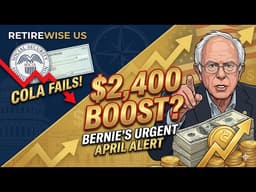 Social Security 2026 COLA Fails: Bernie Sanders’ Urgent $2400 Monthly Update