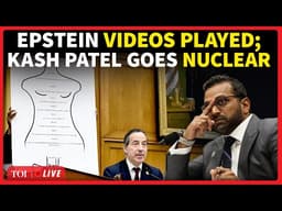 Kash Patel's Epstein Video Played In Congressional Hearing; Watch His Outburst | Trump News Today