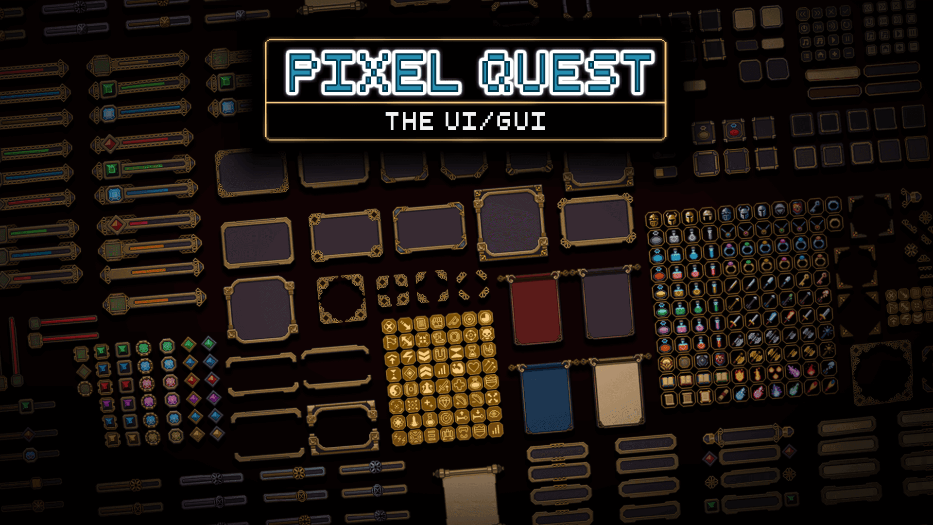 2D Pixel Quest - UI, um pacote de assets premium para o ...