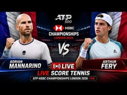 Adrian Mannarino vs Arthur Fery 🎾LIVE SCORE TENNIS ATP HSBC CHAMPIONSHIPS LONDON 2026 | R16