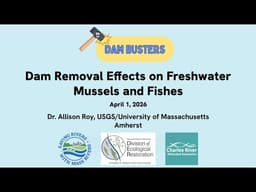 Dam Busters 2026: Dam Removal Effects on Freshwater Mussels and Fishes