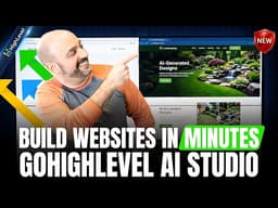 Build Your Websites with GoHighLevel AI in Minutes