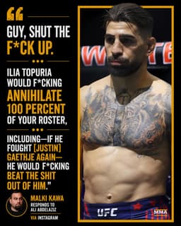 @MMAFighting: Ilia Topuria's manager, Malki Kawa, fires back at Ali Abdelaziz 

📰 https://t.co/YG0H4JQtjG https://...