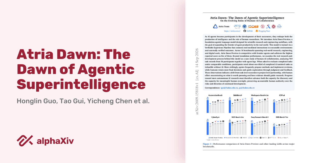 Atria Dawn: The Dawn of Agentic Superintelligence - alphaXiv