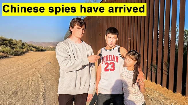 Nick Shirley goes to the border to investigate Chinese ...