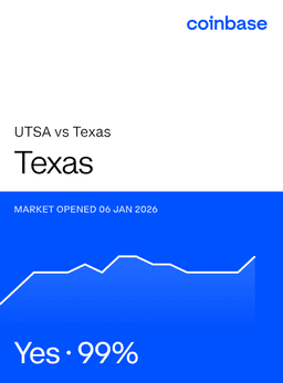 UTSA vs Texas | Prediction Markets - Coinbase